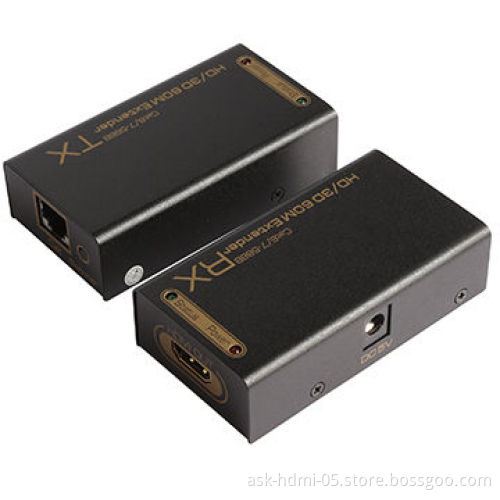 60m HDMI Extender by Single Cat6e Supports 3DNew